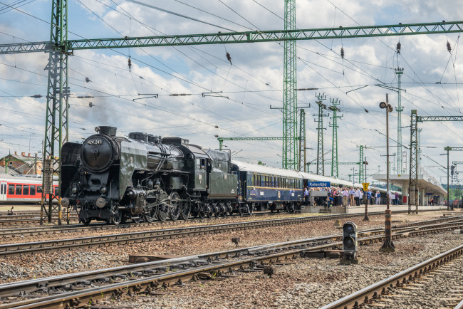 Обои картинки фото техника, паровозы, паровоз, рельсы