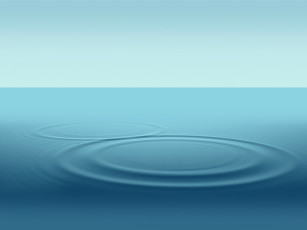 Картинка 3д+графика природа+ nature вода круги горизонт