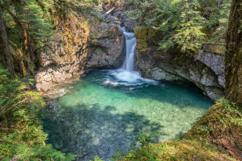 Картинка природа водопады простор