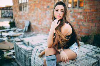 Картинка девушка девушки -unsort+ рыжеволосые+и+другие модель