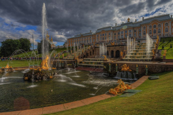 Картинка санкт-петербург +россия города +петергоф+ россия простор