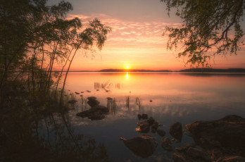 Картинка природа восходы закаты простор