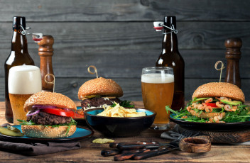 Картинка еда бутерброды +гамбургеры +канапе гамбургер