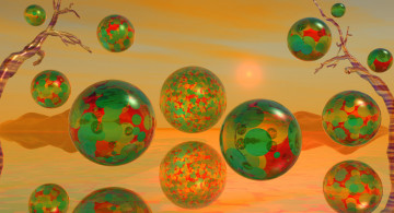 Картинка 3д+графика шары+ balls фон шары