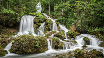 Картинка природа водопады простор