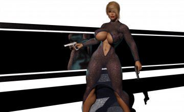 Картинка 3д+графика фантазия+ fantasy фон взгляд девушка