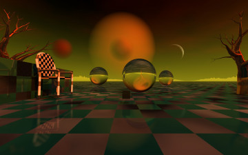 Картинка 3д+графика шары+ balls шары фон