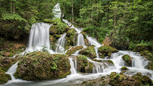 Обои картинки фото природа, водопады, простор