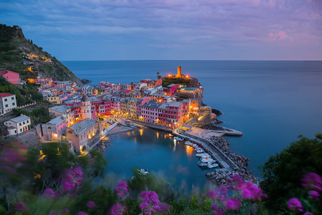 Обои картинки фото vernazza, города, - панорамы, простор