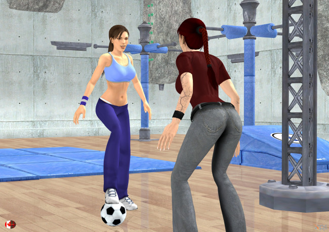 Обои картинки фото 3д графика, спорт , sport, девушки, взгляд, фон