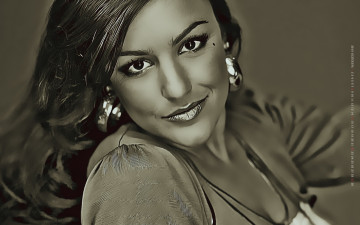 Картинка календари компьютерный+дизайн 2019 calendar взгляд девушка серьги женщина макияж