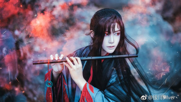 Картинка девушки -+креатив +косплей вэй усянь флейта костюм