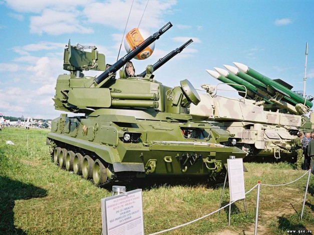 Обои картинки фото техника, военная, гусеничная, бронетехника, зсу, тунгусска