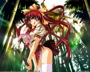 обоя аниме, samurai, girl