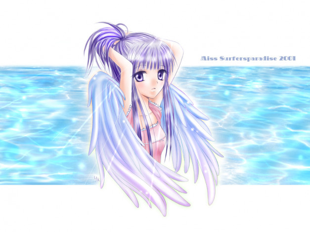 Обои картинки фото аниме, angels, demons