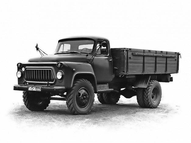 Обои картинки фото газ, 53, автомобили, грузовики, auto, ссср, ретро