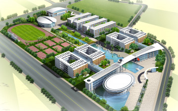 Картинка 3д графика architecture архитектура