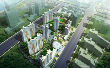 Картинка 3д графика architecture архитектура