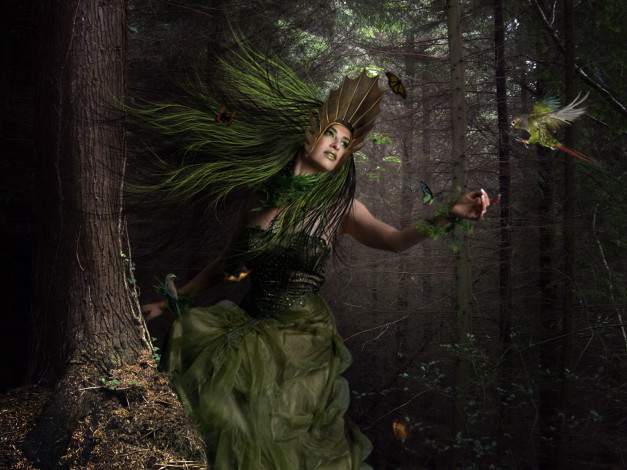 Обои картинки фото фэнтези, девушки