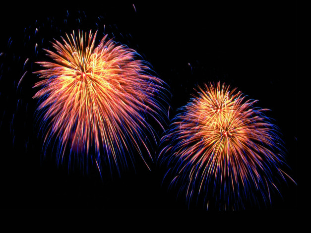 Обои картинки фото разное, салюты, фейерверки