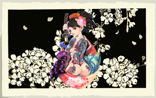 Обои картинки фото аниме, muramasa