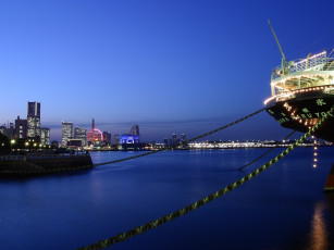 Картинка города огни ночного