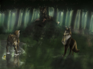 Картинка рисованные животные