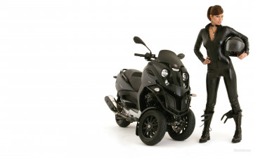 Картинка мотоциклы мото девушкой