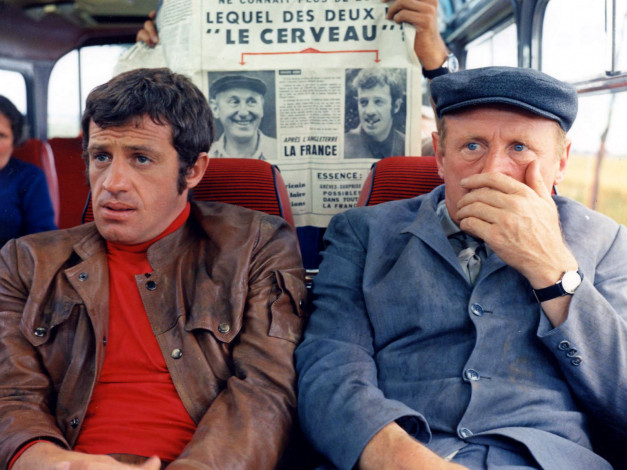 Обои картинки фото le, cerveau, кино, фильмы, ??? ???? ?????????, bourvil, ???????, ????????