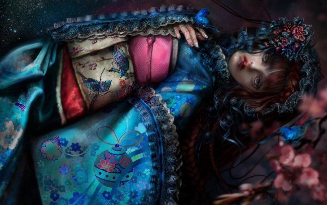 Обои картинки фото broken, doll, фэнтези, девушки