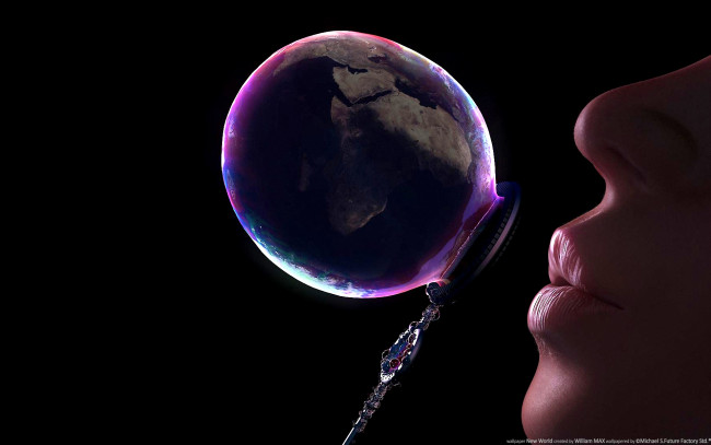 Обои картинки фото new, world, 3д, графика, другое