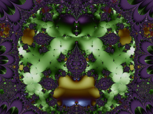 Картинка 3д графика fractal фракталы тёмный фрактал узор