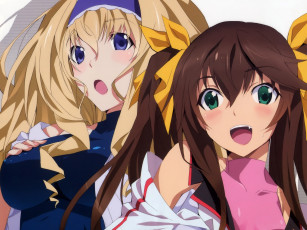 Картинка аниме infinite stratos девушки