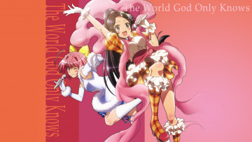Картинка the world god only knows аниме kami nomi zo shiru sekai девушки микрофон