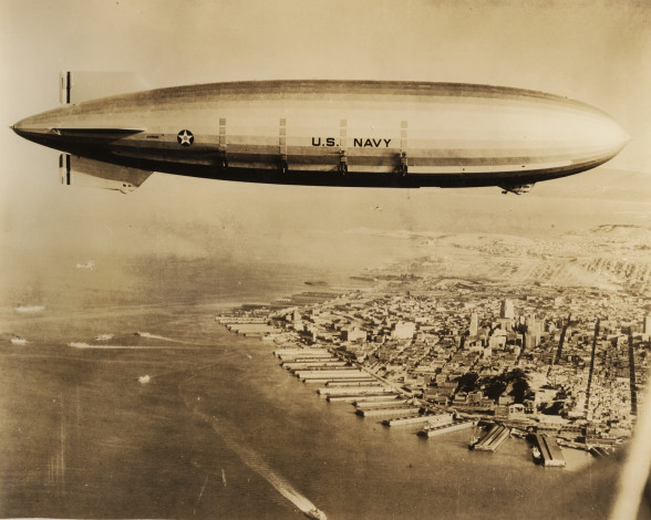 Обои картинки фото авиация, другое, дирижабль, ретро