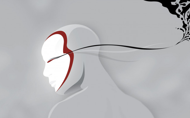 Обои картинки фото векторная, графика, японец