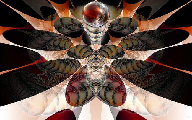 Обои картинки фото 3д, графика, fractal, фракталы, абстракция