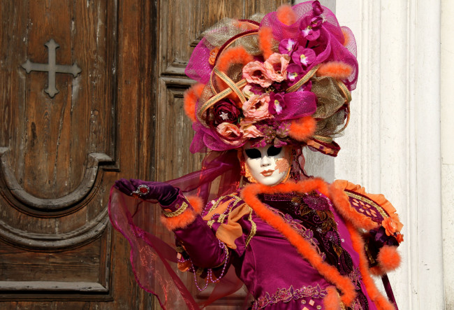 Обои картинки фото разное, маски, карнавальные, костюмы, карнавал, венеция