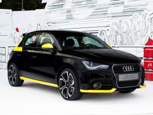 Картинка автомобили audi a1 with темный 8x 2014г accessories genuine
