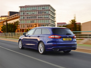 Картинка автомобили ford 2014г синий turnier mondeo