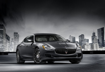 Картинка автомобили maserati темный 2014г gts quattroporte