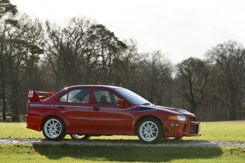 Картинка автомобили mitsubishi gsr lancer красный cp9a uk-spec edition tommi mаkinen evolution vi