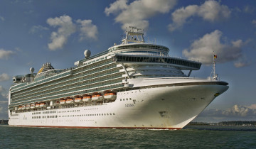 Картинка p&o+azura корабли лайнеры круиз лайнер