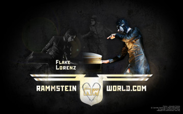 обоя christian flake lorenz, музыка, rammstein, клавишник