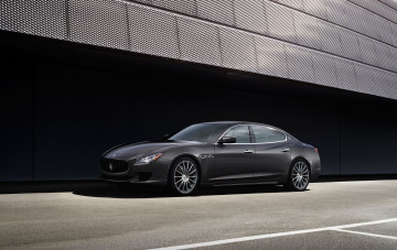 Картинка автомобили maserati gts 2014г темный quattroporte