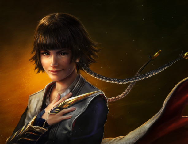 Обои картинки фото фэнтези, девушки, bleach, soi, fong, арт, девушка, anime