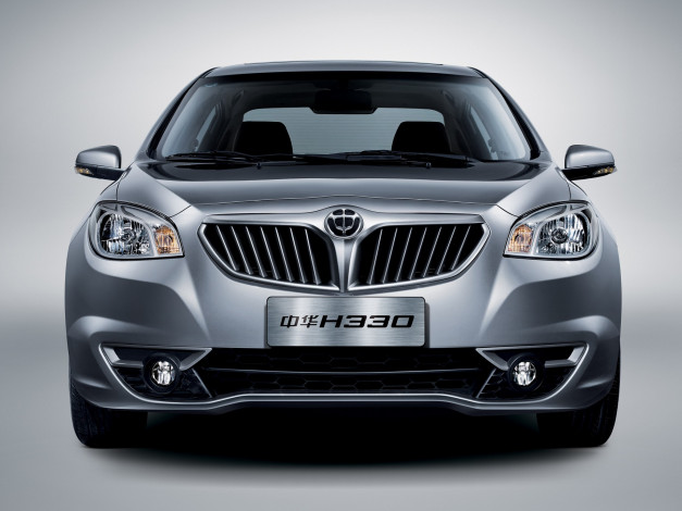 Обои картинки фото автомобили, brilliance, h330, серый, 2013г