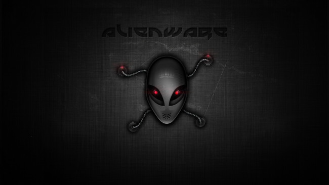 Обои картинки фото компьютеры, alienware, логотип, фон