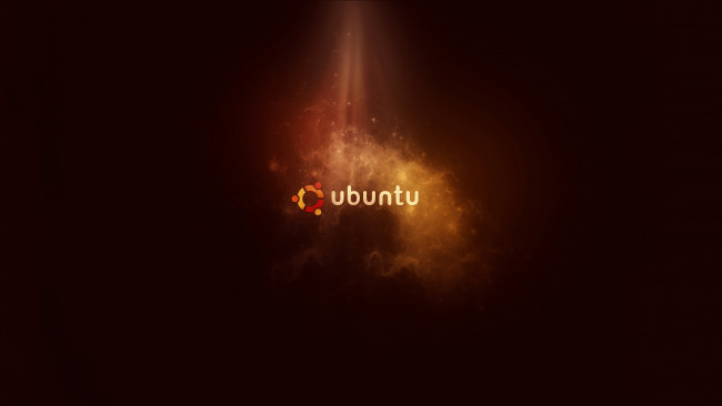 Обои картинки фото компьютеры, ubuntu linux, логотип, фон