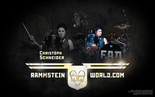 Обои картинки фото khristoph schneider, музыка, rammstein, барабанщик